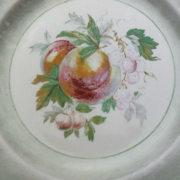 Johnson Bros Square Plates Made in England Pastel Border Fruit Designs 7.5” - Picture 10 of 11